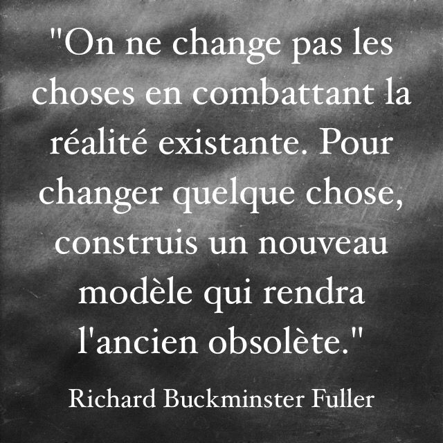 Citation Buckminster Fuller - Caractère Spécial Architecture