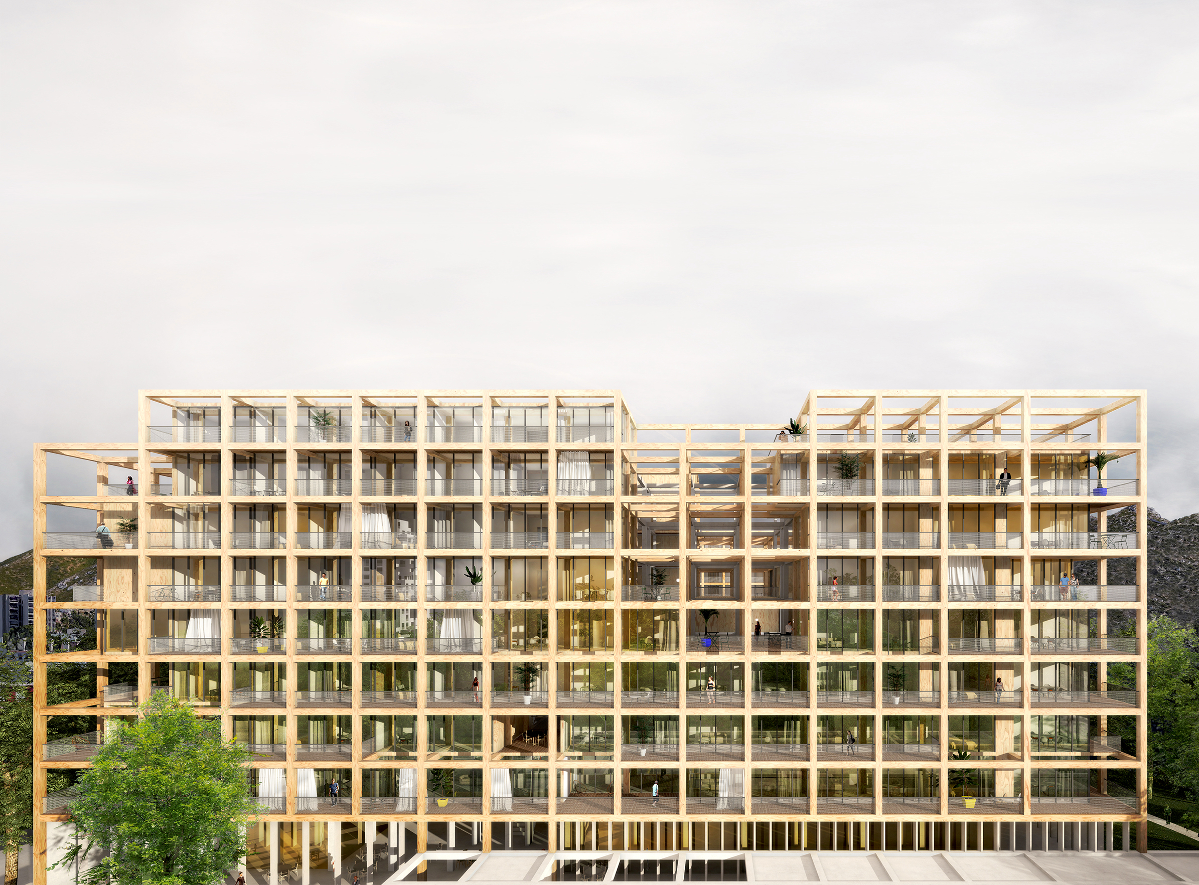 Résidence du Parc 01 - Logements - Caractère Spécial - Matthieu Poitevin Architecture