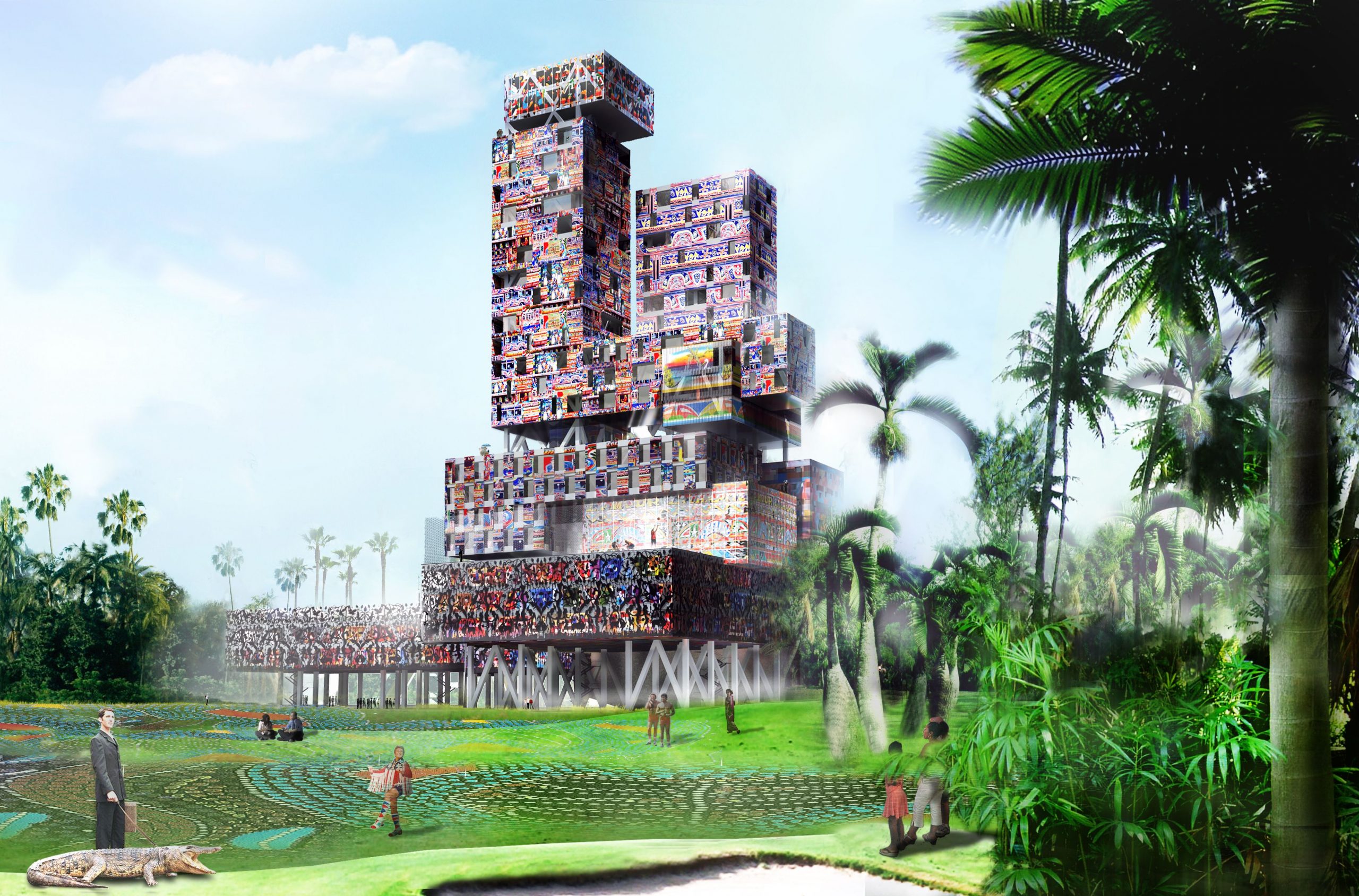 Tap Tap Tower à Haiti, Miami, USA - Matthieu Poitevin Architecture - Caractère Spécial