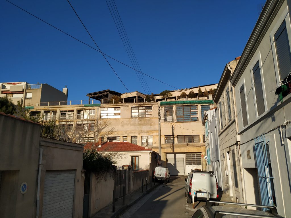 Bâtiment existant avant réhabilitation - rue Michel Gachet, Marseille